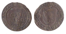 Schweiz - Switzerland Zürich 1 Schilling Münze 1751   (31305 - Autres & Non Classés