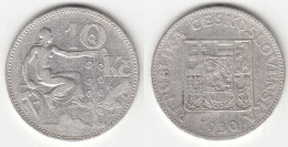 10 Ks. SILBER Münze 1930 TSCHECHOSLOWAKEI - CESKOSLOVENSKA   (31384 - Altri – Europa