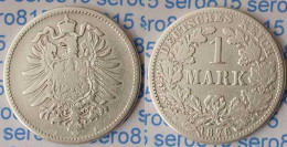 Deutsches Reich 1 Mark Silber 1876 A Gebraucht Jäger 9   (p642 - 1 Mark