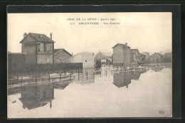 AK Hochwasser, Crue De La Seine, Argenteuil, Vue Generale, Januar 1910  - Inondations