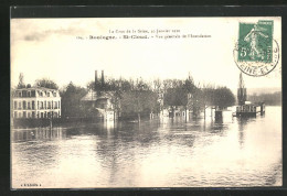AK Hochwasser, Boulogne St-Cloud, Vue Generale De L`Inondations, La CXrue De La Seine  - Inundaciones