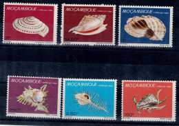 MOZAMBIQUE 1980 CASUALS OF SEA SNAILS MI No 779-84 MNH VF!! - Otros & Sin Clasificación