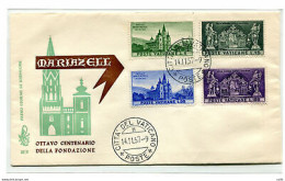 Vaticano FDC Venetia 1957 Mariazell  Non Viaggiata - FDC