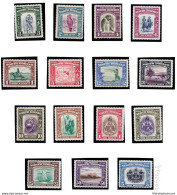 1939 NORTH BORNEO - Stanley Gibbons N. 303/317 Set Of 15  MLH* - Altri & Non Classificati