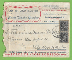 Lagos - Envelope Da Casa De Doces Regionais Amélia Taquelim Goncalves. Faro. Portugal. - Publicités