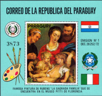 Paraguay 1973 Rubens Souvenir Sheet Unmounted Mint. - Paraguay