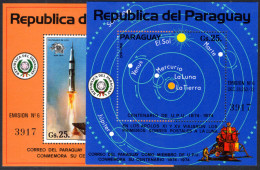 Paraguay 1974 UPU Souvenir Sheet Set Unmounted Mint (folded) - Paraguay