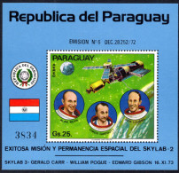 Paraguay 1974 Skylab Souvenir Sheet Unmounted Mint. - Paraguay