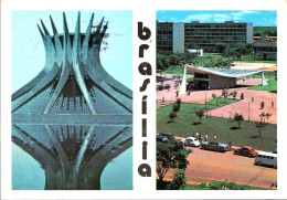 12-4-2024 (1 Z 41) Brazil (posted To France) Brazilia Cathedral - Eglises Et Cathédrales