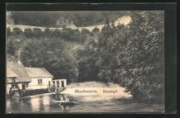 AK Blaubeuren, Quelle Blautopf  - Blaubeuren