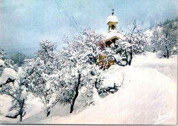 12-4-2024 (1 Z 45) France - Eglise De Montagne En Hivers - Eglises Et Cathédrales