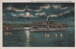 92817 - USA - Lake Geneva - Moonlight Excursion Trip - Ca. 1960 - Sonstige & Ohne Zuordnung