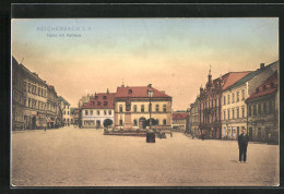 AK Reichenbach I. V., Markt Mit Rathaus  - Reichenbach I. Vogtl.