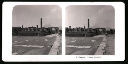 Stereo-Foto NPG, Berlin, Ansicht Pompei, Tempio Di Giove  - Stereoscopic