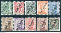 Castelrosso N. 15/24 Serie Completa MNH - Emissioni Locali/autonome