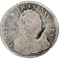 France, Louis XV, 1/10 Écu Aux Branches D'olivier, 1737, Grenoble, Argent, B+ - 1715-1774 Ludwig XV. Der Vielgeliebte