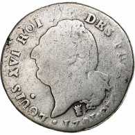 France, Louis XVI, 15 Sols, 1791 / AN 3, Limoges, 2ème Semestre, Argent, TB - Autres & Non Classés