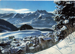 CPSM Leysin Avec Les Dents Du Midi-Beau Timbre      L2843 - Leysin