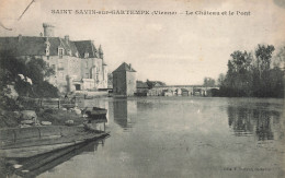 86 SAINT SAVIN SUR GARTEMPE LE CHÂTEAU - Saint Savin