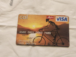 ISRAEL-visa Cal-active-(4580-0801-0683-7489)-(06/10)-used Card - Krediet Kaarten (vervaldatum Min. 10 Jaar)