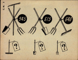 FICHE 13,5/10,5 CM...   MATHEMATIQUE..DOS VIERGE - Altri & Non Classificati