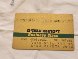 ISRAEL-discount Business Class-(095-000102636)-(39-961832)-used Card - Credit Cards (Exp. Date Min. 10 Years)