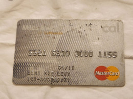 ISRAEL-miles & More-visa Cal-master Card-(5521-8300-0000-1155)-(6/2011)-used Card - Tarjetas De Crédito (caducidad Min 10 Años)