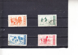 CINA  1952 - Yvert   984/7° - Patria - Used Stamps