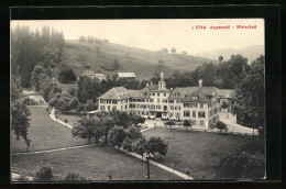 AK Weissbad, Hotel Kurhaus Aus Der Vogelschau  - Weissbad 