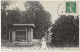 Taverny (95) Pavillon De La Terrasse Et église , Envoyée En 1906 - Taverny