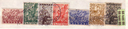 1946  Partisan- Anti-fascist    Mi-564/570   7v.- Used/oblitere (O) BULGARIA / Bulgarie - Used Stamps
