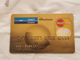 ISRAEL-BUSINESS CARD-BANK LEUMI-master Card-(5477-1807-0082-0999)-(12/2010)-used Card - Carte Di Credito (scadenza Min. 10 Anni)