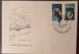 DDR 1970 Werbebrief Tierpark Berlin Mi 1617 + 1620 SSt Antilope - Storia Postale