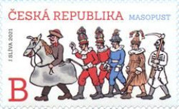 ** 1106 Czech Republic Carnival 2021 - Unused Stamps