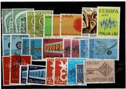 TEMATICA EUROPA ,27 Pezzi Usati ,anche Serie Complete ,qualita Ottima - 1956