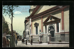 Postal Gibraltar, Entrance To The Roman Catholic Church  - Gibraltar
