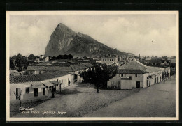 Postal Gibraltar, Rock From Spanish Town  - Gibraltar