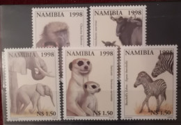 Namibia 1998 Wildlebende Säugetiere Einzeln Aus Mi B43** - Namibië (1990- ...)