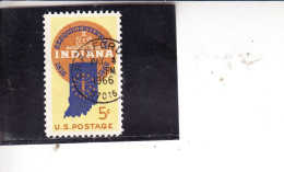 STATI UNITI  1966° - Indiana - Used Stamps