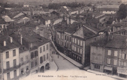 C2-31) SAINT GAUDENS - RUE THIERS - VUE PANORAMIQUE - ( 2 SCANS ) - Saint Gaudens