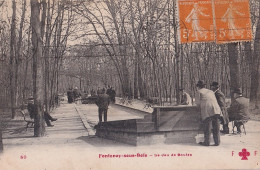 C4-94) FONTENAY SOUS BOIS - LE JEU DE BOULES - ANIMEE - PETANQUE - EN  1922  - Fontenay Sous Bois