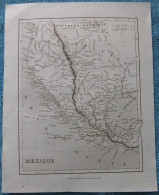 Mexico : Four Antique Maps 19è Century - Cartes Géographiques