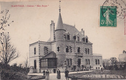 C5-50) BLAINVILLE - MANCHE - CHATEAU  " MON REPOS " - ANIMEE - HABITANTS - EN 1910 - Blainville Sur Mer