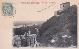 C10-95) CHATEAU DE LA  ROCHE GUYON  - VUE PRISE DU  PARC - La Roche Guyon