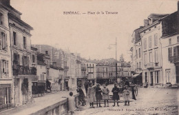 C15-24) RIBERAC - PLACE DE LA TERRASSE - ANIMEE - HABITANTS - ENFANTS - ( 2 SCANS )  - Riberac