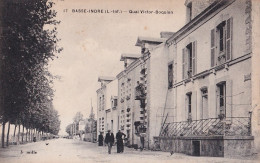 C18-44) BASSE NDRE - QUAI VICTOR BOQUIEN - ANIMEE - EN 1937 - ( 2 SCANS )  - Basse-Indre