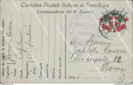 Bc367 Cartolina Franchigia Militare Www1 1916 Per Roma - Portofreiheit