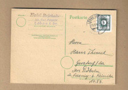 Los Vom 12.04 -  Heimatbeleg Aus Löbau Nach Gersdorf 1946  Mi. 43 Ab - Covers & Documents