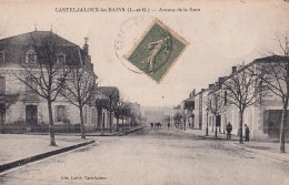 C24-47) CASTELJALOUX  LES  BAINS - AVENUE DE LA GARE - ANINATION - Casteljaloux