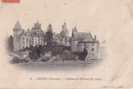 D2-16) RUFFEC - CHARENTE - CHATEAU DE VERTEUIL  - EN  1910 - ( 2 SCANS ) - Ruffec